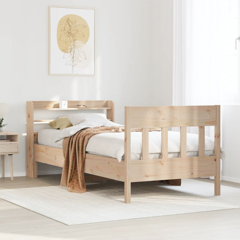 Storage Bed, Brown, Small Single (2'6)