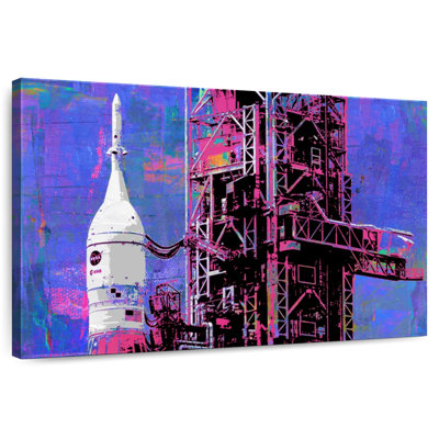 Oberle Moon Rocket And Gantry Tower