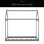 Twin Size Wooden House Bed-1259625365