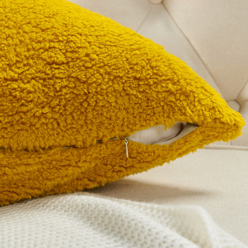 Housse de coussin Aspa, Cari citron