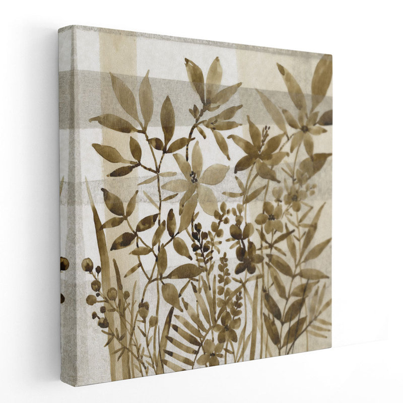 «Neutral Garden II», reproduction d'art sur toile, H 40 po x l 40 po
