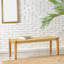 Banc en bois d'acacia teck
