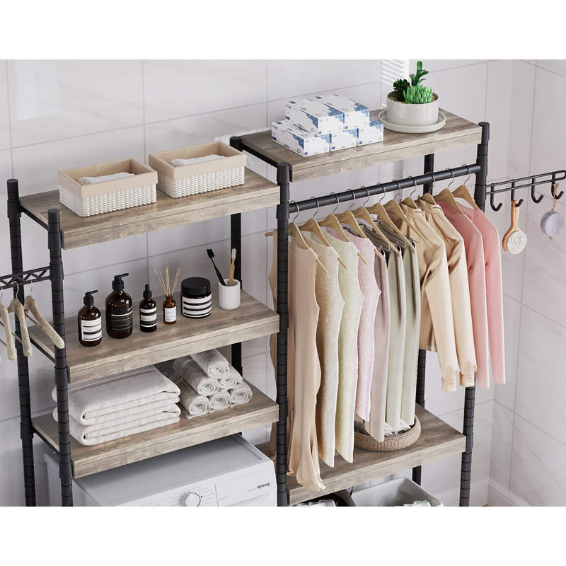 Closet System, 188cm H x 149.9cm W x 30.5cm D