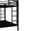 Lit superposé simple au-dessus de grand lit simple TG, adultes, solution peu encombrante, thermolaquage électrostatique, bruit, rangement sous le lit, 2 côtés, lattes fortes pour les adolescents et les caractéristiques, deux côtés non décolorants-883467369