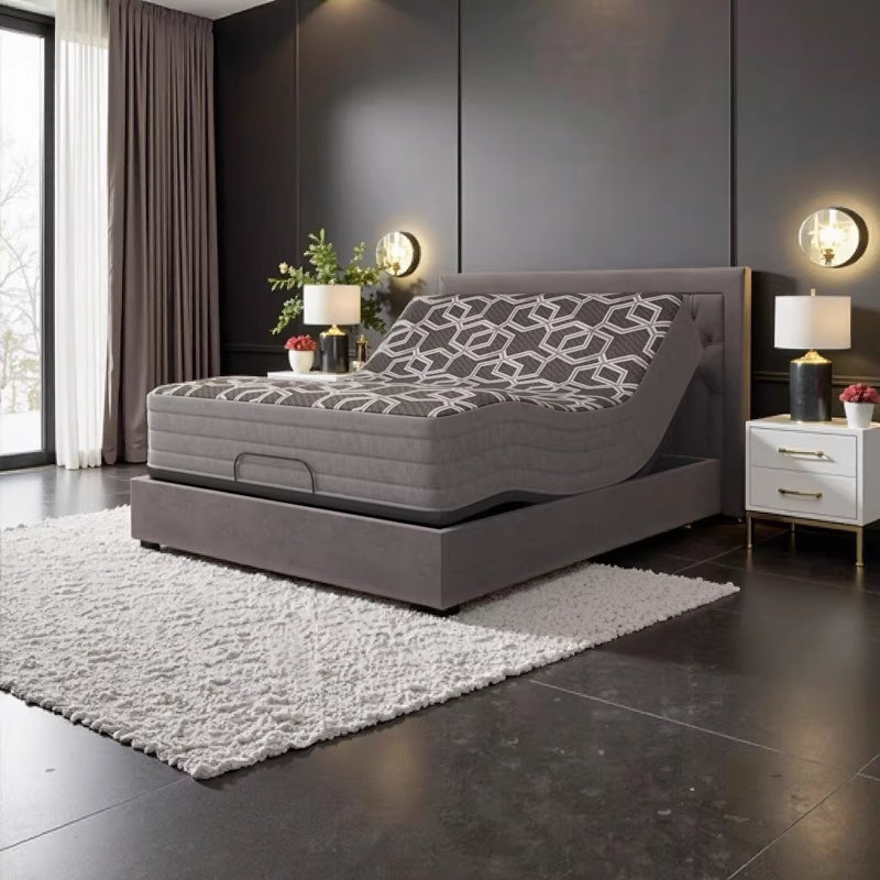 Grand matelas moelleux de 12 po en mousse à plateau lisse de taille moyenne, technologie de refroidissement à couverture de glace avec mousse de viscose Elate infusée de cuivre, certifié CertiPUR-US, fabriqué aux États-Unis