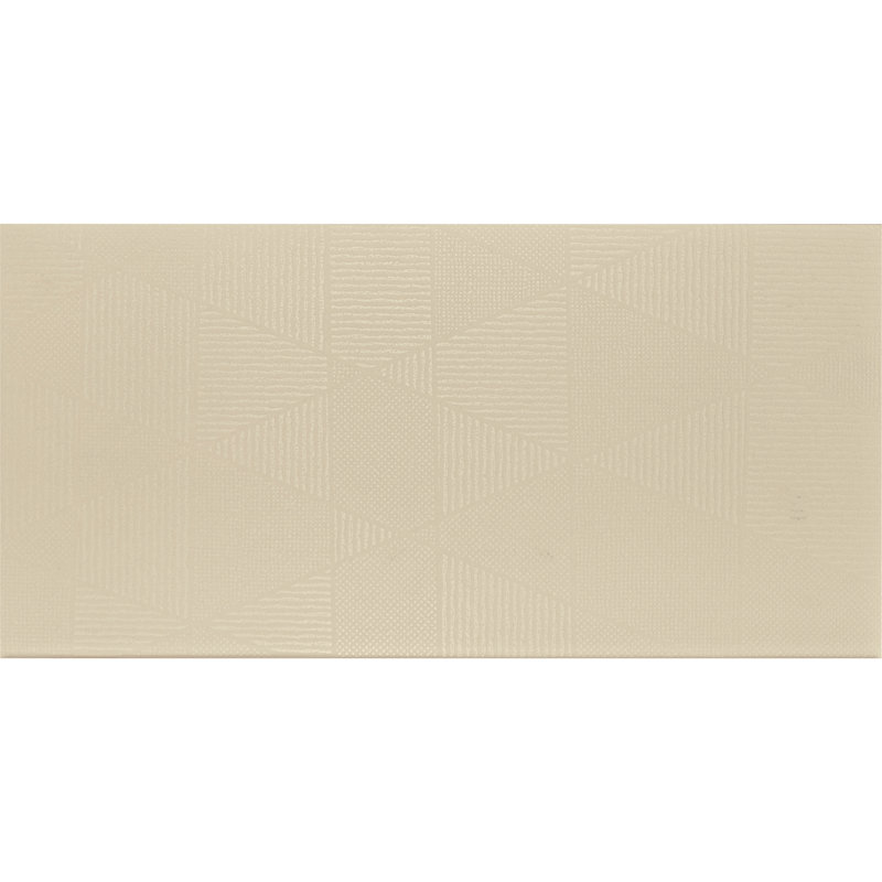Refinery 12'' W x 24'' L Patterned Porcelain Singular Tile, Linen