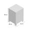 Cicero 42cm W Solid Wood Bedside Table