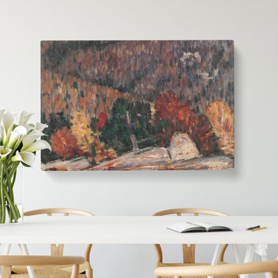 Landscape No.25 by Marsden Hartley - Wrapped Canvas