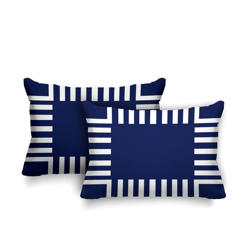  Coussin décoratif intérieur / extérieur sans ajout décoratif, Bleu marine