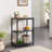 Tall End Side Table,30" Height Nightstand With 3-Tier Storage Shelf-1045587966