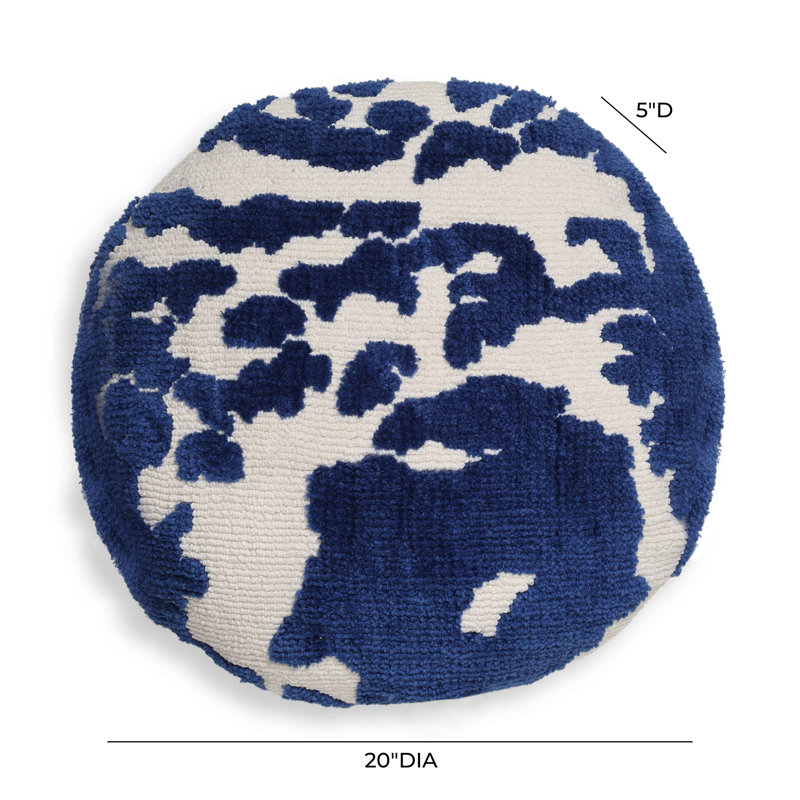 Coussin 20 po Coast, Bleu
