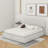 Queen Size Upholstered Platform Bed