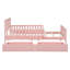 Lit plateforme rose avec garde-corps et rangement-1695113273-1695113274