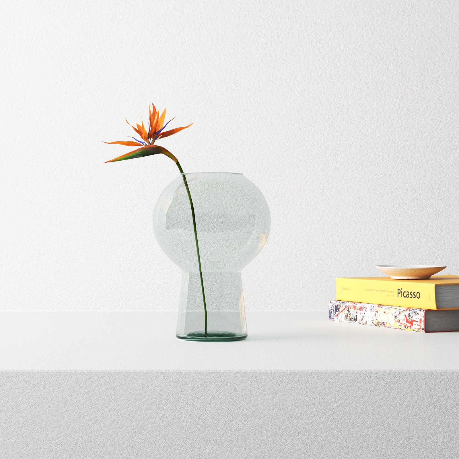 Trevino 9.8'' Glass Table Vase
