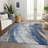 Machine Washable Indoor/Outdoor Claudian ACN1676 Blue Rug-104372602