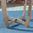 2 - Person Acacia Solid Wood Patio Dining Set Round Table with Cushions Included