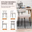 Chaises d'appoint rembourrées avec structure en fer-380601312