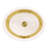 Nantucket Sinks Regatta 15.5'' White Fireclay Oval Bathroom Sink with Overflow