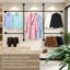 Adjustable Wall Mounted Clothes Rack