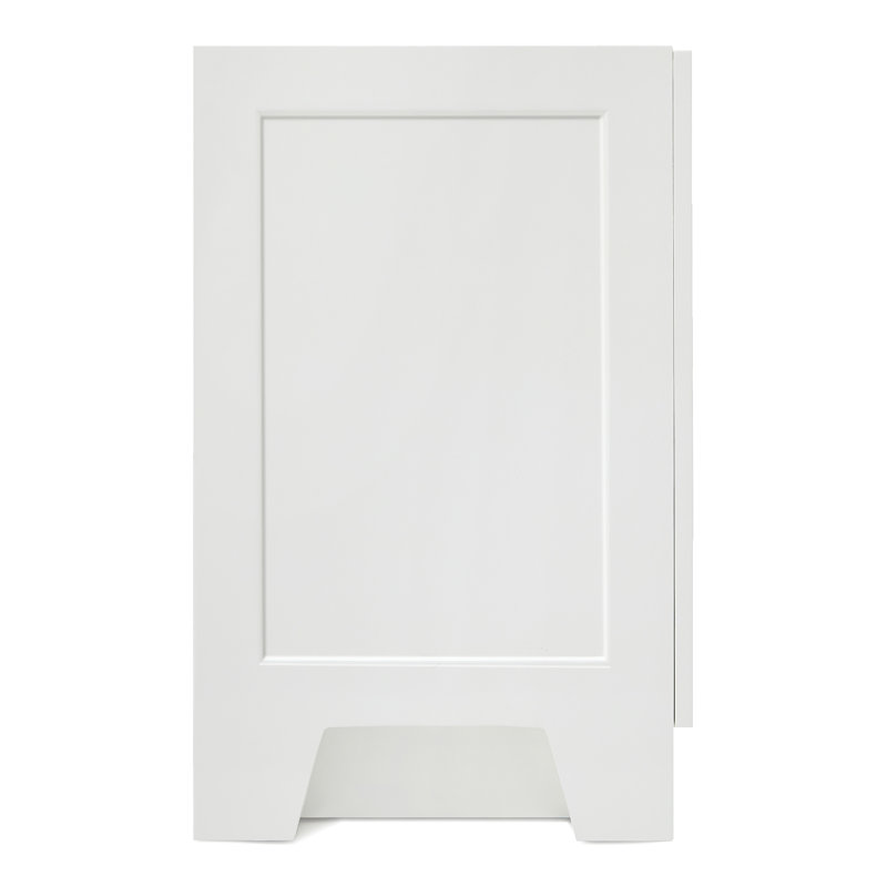 66'' Double Bathroom Vanity Base Only, White