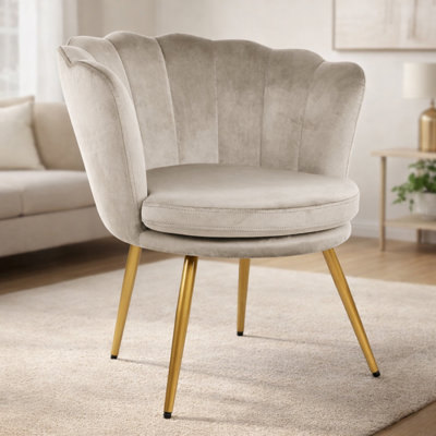 Octavius Velvet Barrel Chair