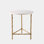 Bamboo Marble End Table