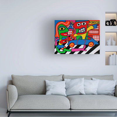 Impression sur toile «Fun 1» par Ton Pret