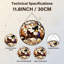 Panneau de vitrail 12 po H Hats-301756691