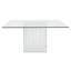 Arctic Square Glass Dining Table