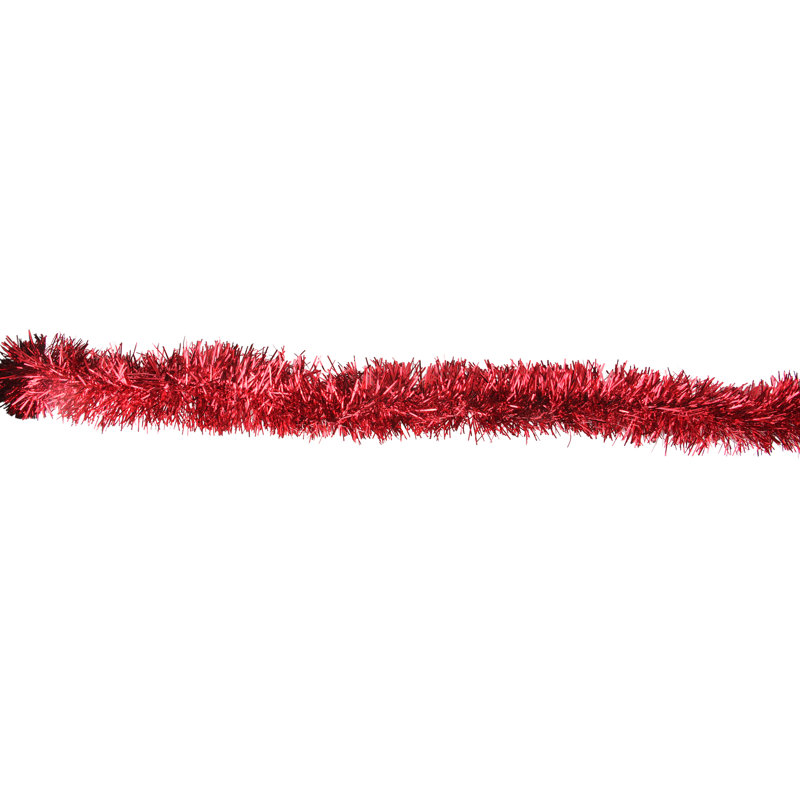 Guirlande 12 pi avec guirlande de Noël, Rouge
