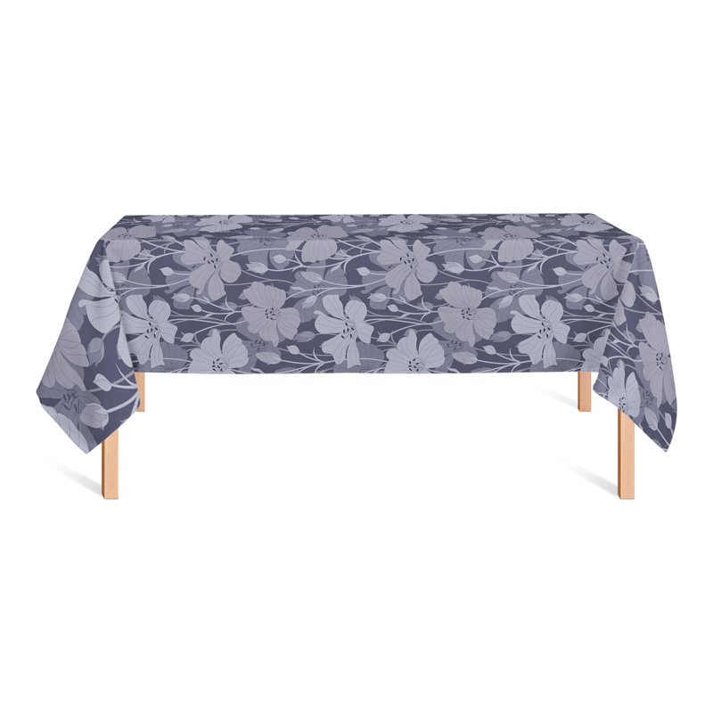 Nappe Floral, Bleu marine
