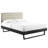Bridgette Wood Platform Bed with Angular Frame-318441815-318389480