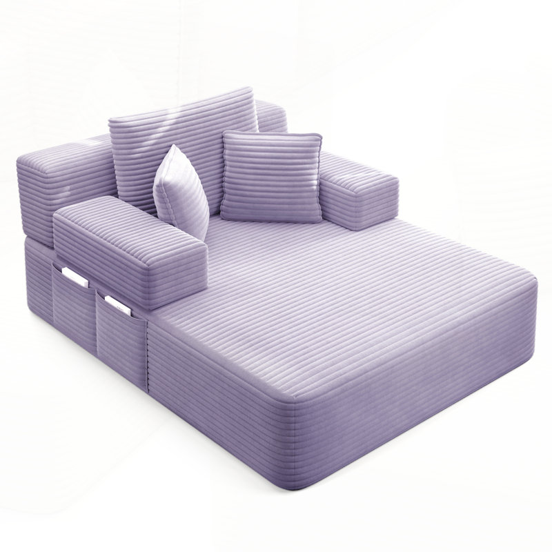 Très grand canapé-lit, canapé-lit convertible, canapé-lit multifonctionnel sans cadre pour appartement, cinéma maison, chambre d'amis