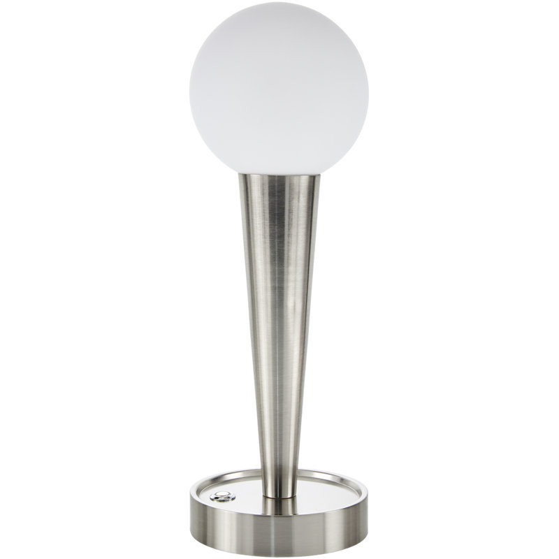 Lampe de table Florenza, Nickel métallique