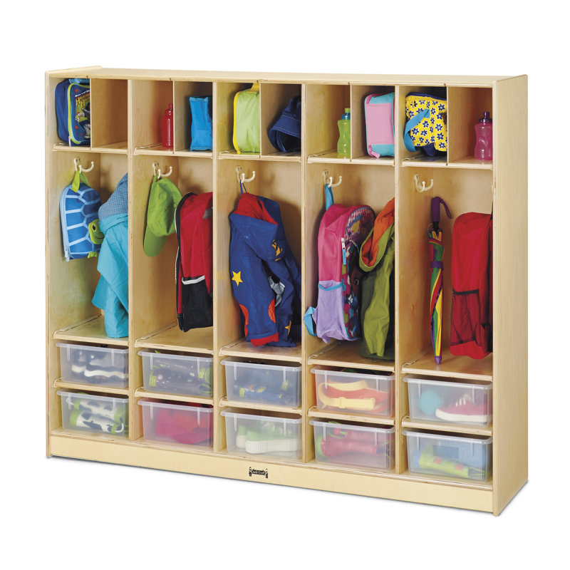 Organisateur de casier Jonti-Craft®, Avec bacs transparents
