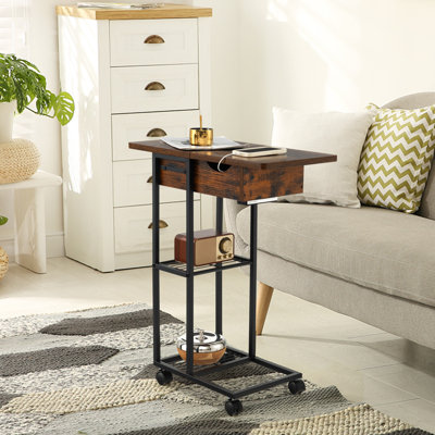 Albore End Table with Storage