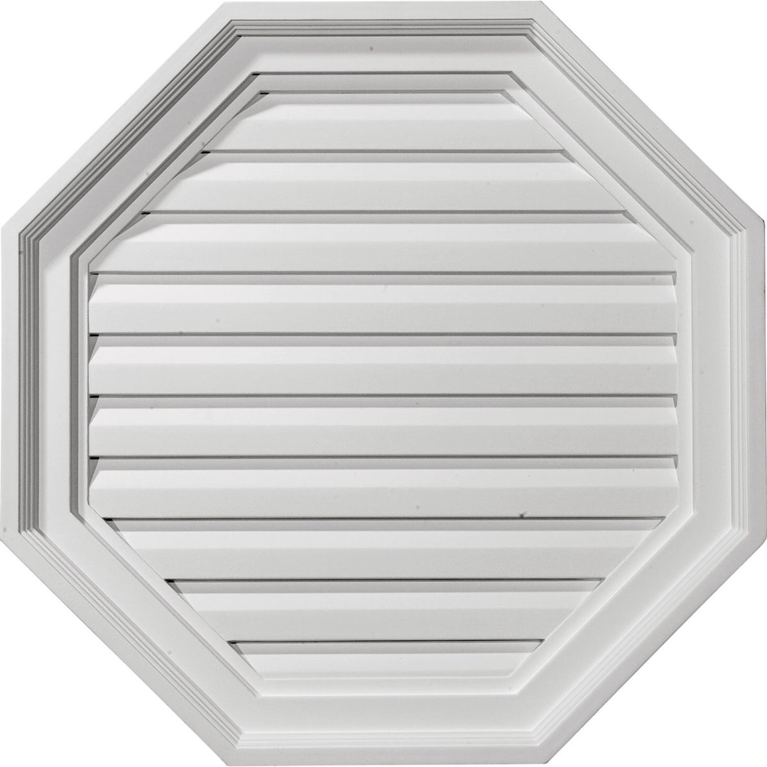 Octagon Gable Vent Louver, Functional Ekena Millwork
