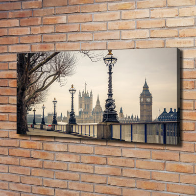 London In The Fall - Wrapped Canvas Print
