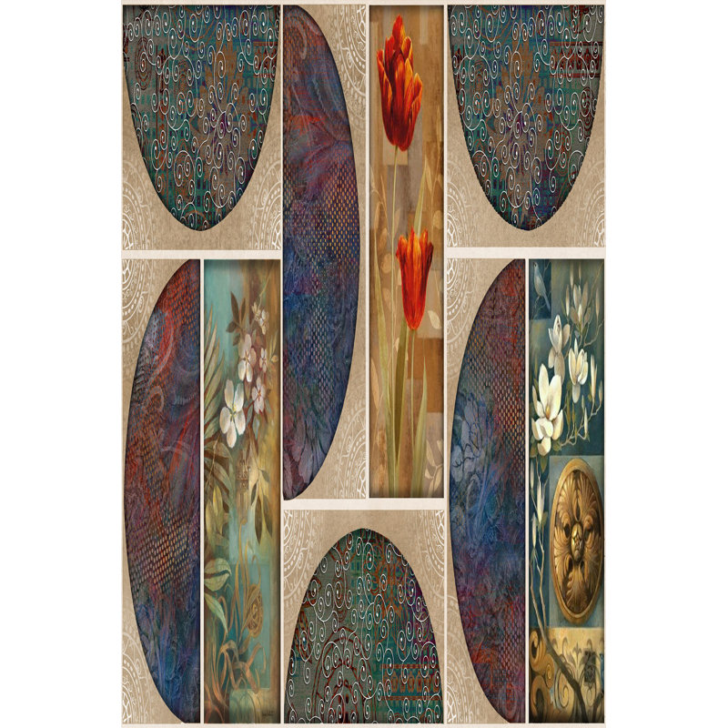 Premium Hall Carpet (3.3 x 6.6 ft), 100% Polyester, 0.4 in Pile Height | Antibacterial, Non-Slip PVC Dot Underside | Machine Washable, 3D Digital Printing | Ideal for Living Room, Bedroom, and Entryway Decor