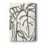 Contour tropical I - Reproduction de dessin sur toile tendue-1730467134
