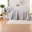 Ensemble de literie matelassée King/Cal King, 100 % coton, réversible