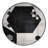 Soft Plush Ebbert Modern & Contemporary Geometric Shapes Area Rug in Gray – Black Binding-1631307066
