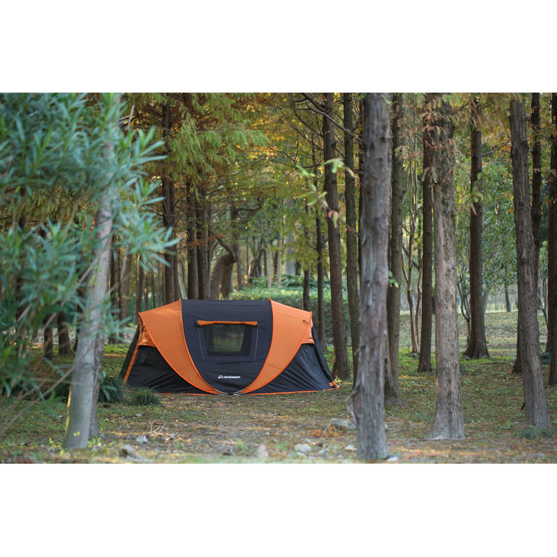 Tente avec sac de transport, Noir, 8 Personnes