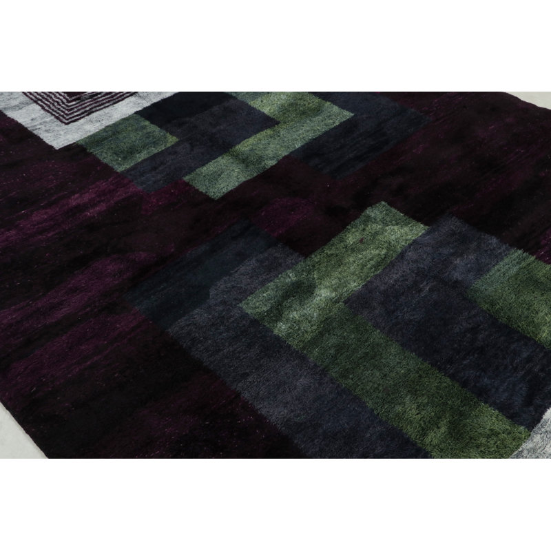 One-of-a-Kind Rectangle: 7'1" X 10'6" Hand Knotted Area Rug
