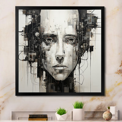 " Robotic Minimalism Portrait II "