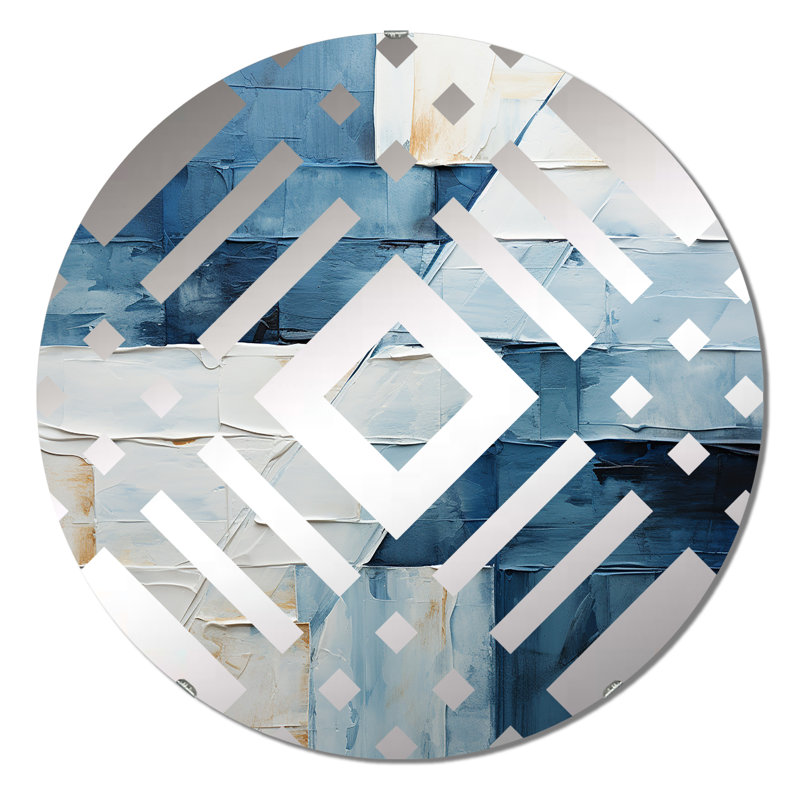 Chenel - Miroir décoratif diamant, 23,6 po x 23,6 po