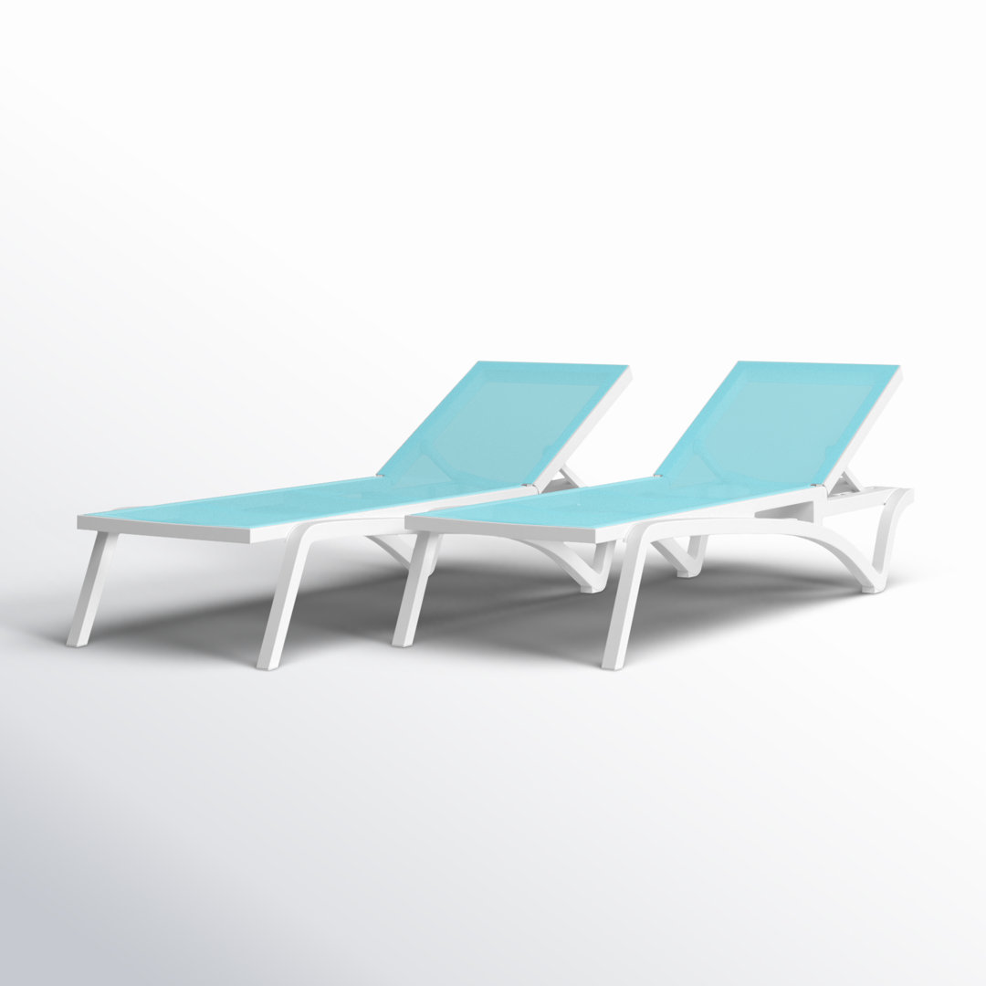 Estas 76" Long Reclining Single Chaise (Set of 2) Joss & Main 