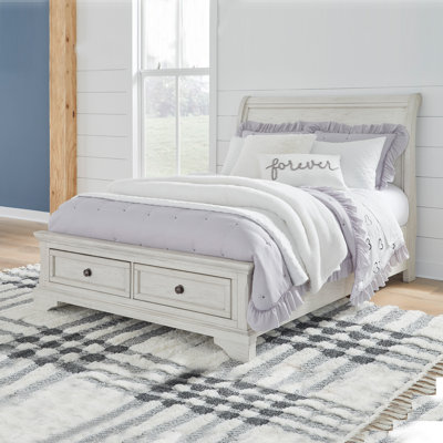 Lit-bateau avec rangement double Dadrianna