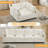 Modern Modular Sofa, 4-Seater Chenille Sectional-840737408