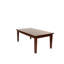 Table de salle à manger rectangulaire en bois de noyer antique